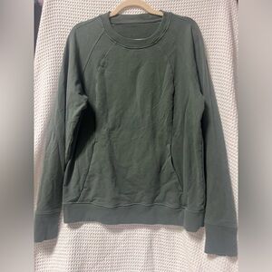 Lululemon green crew neck